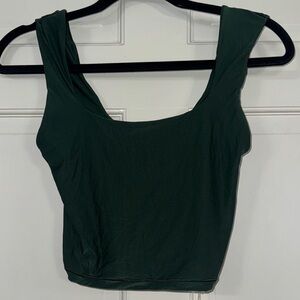 Aerie Forest Green Crop Top